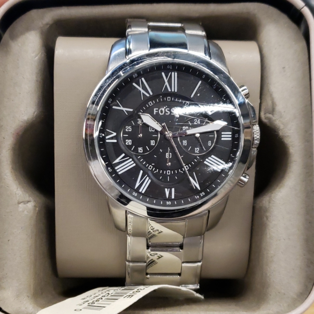 Fossil Grant Chronograph Stainless Steel Watch